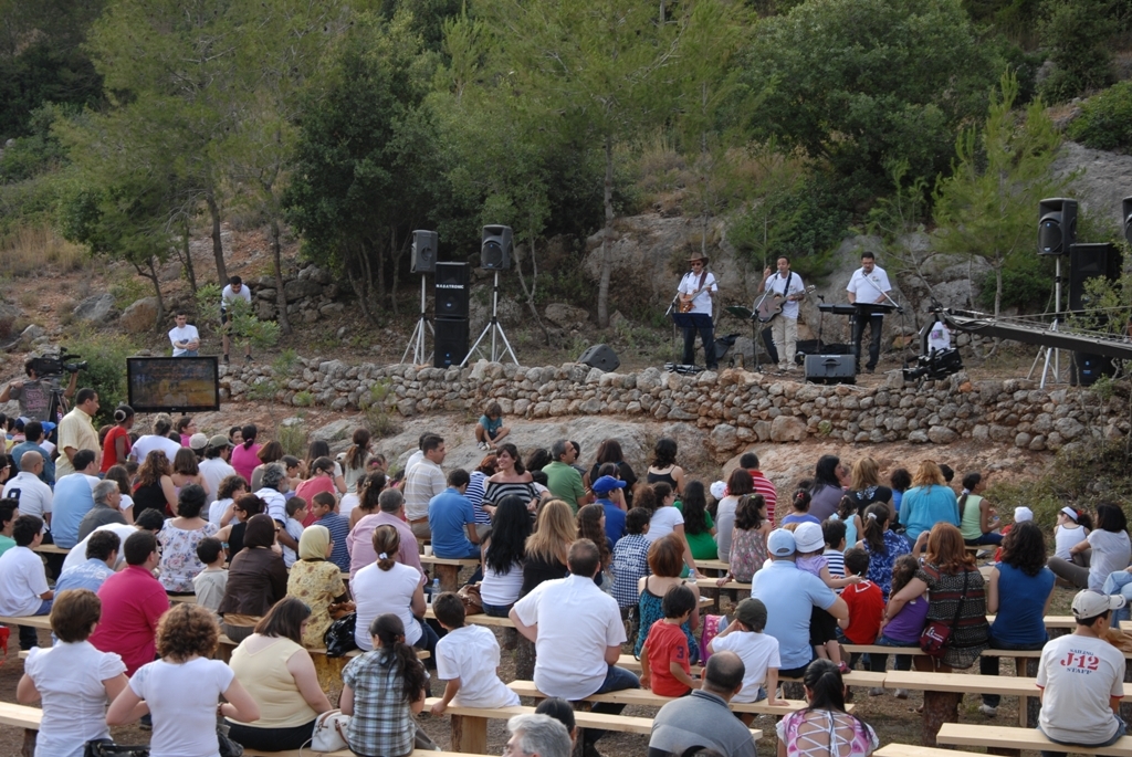 Concert &eacute;cologogique &agrave; la for&ecirc;t de Baabda